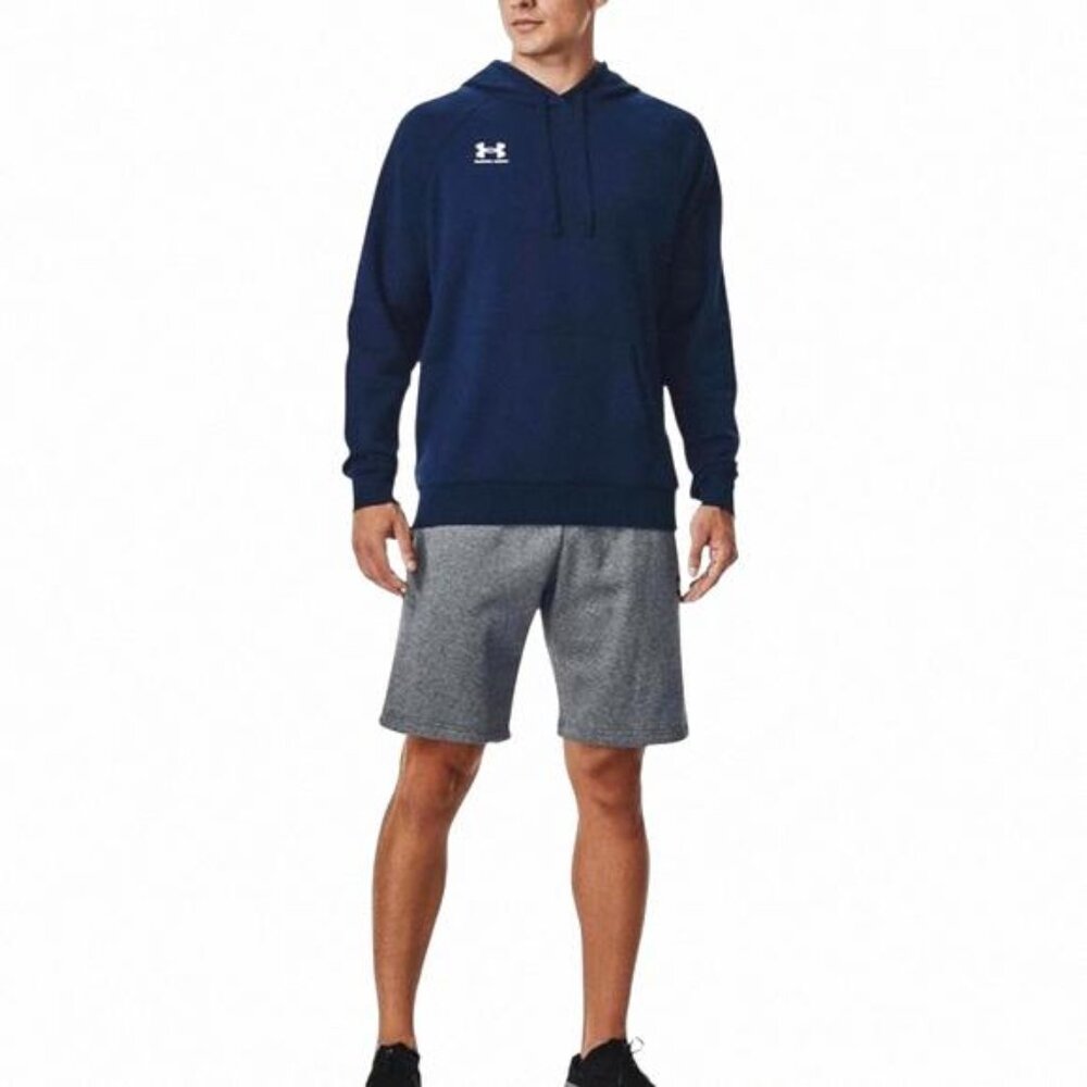Under Armour Men's UA Rival Fleece Cotton Academy 1366723 Pullover Hoodie Blue